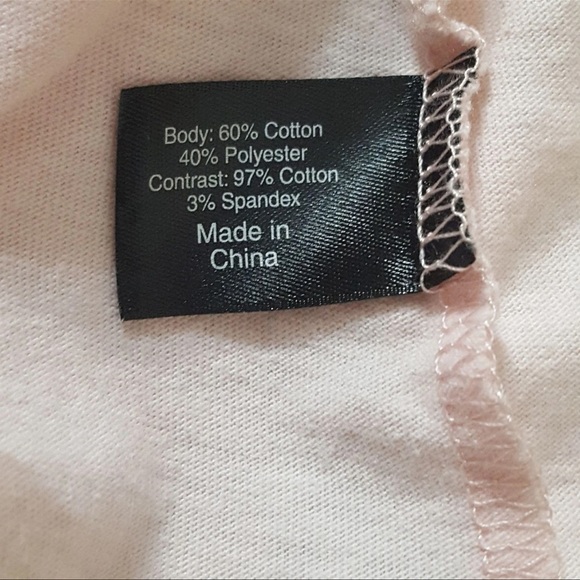 Lane Bryant Blush Pink Ruffle Blouse Knit Cold Shoulder Plus Size 22 24 NWOT - Picture 4 of 5